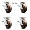 Service Caster 6 Inch Kingpinless High Temp Phenolic Wheel Caster Brakes 2 Swivel Locks, 4PK SCC-KP30S620-PHRHT-SLB-BSL-2-SLB-2 - alternate 1